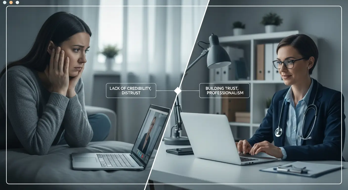 Criação de Site para Psicólogos com Neuroarquitetura Digital e Foco em Experiência do Paciente Premium